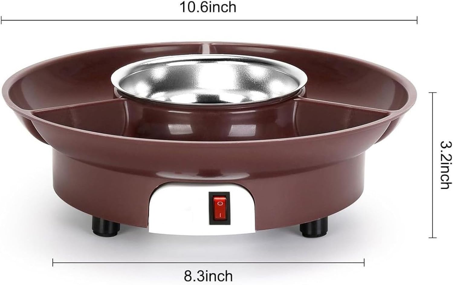 Fondue Cup, Safe Warmer Cup For Candy Butter, Material ABS + Stainless Steel, Candy Melting Pot, Cream Milk Coffee Warmer, Dessert Heating Bowl, For Kitchen Party, Camping, Picnic, Date Night