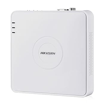 HIKVISION 8 Channel Wired Standalone DVR CCTV Camera Video Recorder 10x10x5.10 (White, Network DDNS Portable)