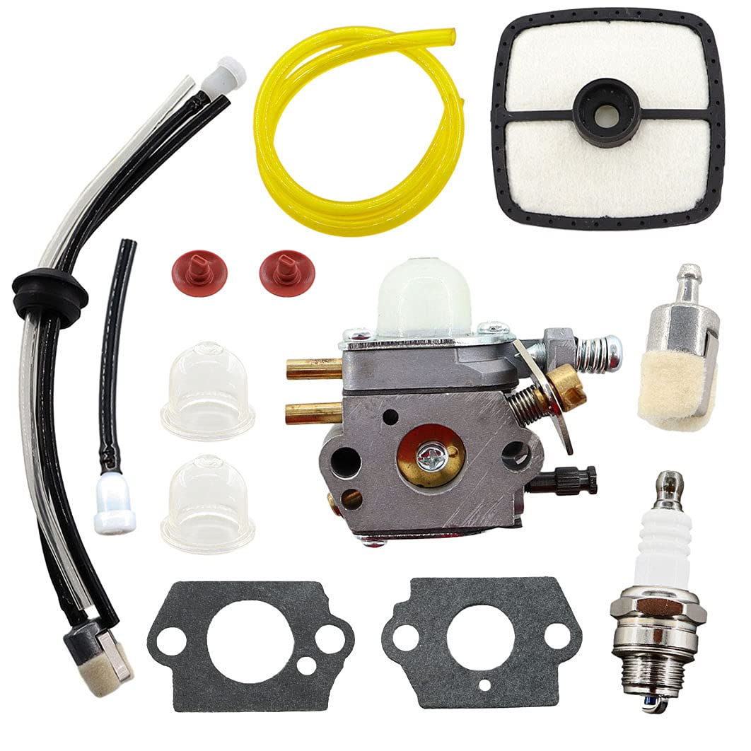 MCHNIC Carburettor with Air Filter Set for Echo SRM 2015, SRM 2100, SRM 2110, SRM 2400, SRM 2305, SRM 2455, PE2000 PE2400 GT2000 GT2400 SHR210 Trimmer