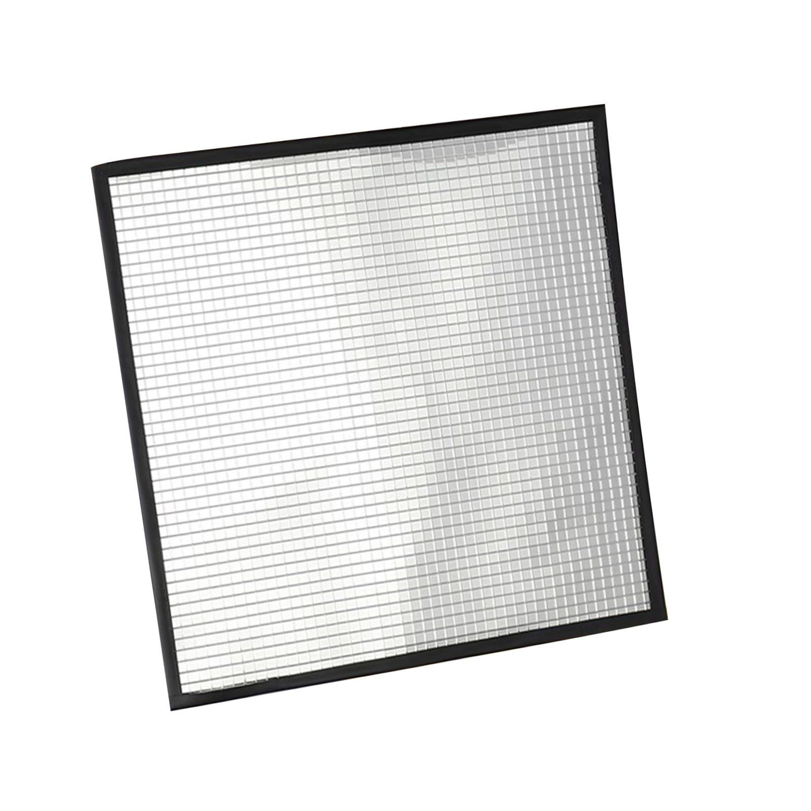 SIXRUN Riflettore di Luce per Flussi Ottici, Pannello a Specchio in Alluminio PC MCPET, 9,4 X 9,4 Pollici con Griglia da 0,2 X 0,2 Pollici, Riflettore Modellante la Luce per Riprese di Prodotti