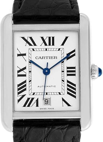 Cartier Tank Solo W5200027 - Reloj automático para hombre (certificado de  propiedad previa) : Cartier: Amazon.es: Relojes