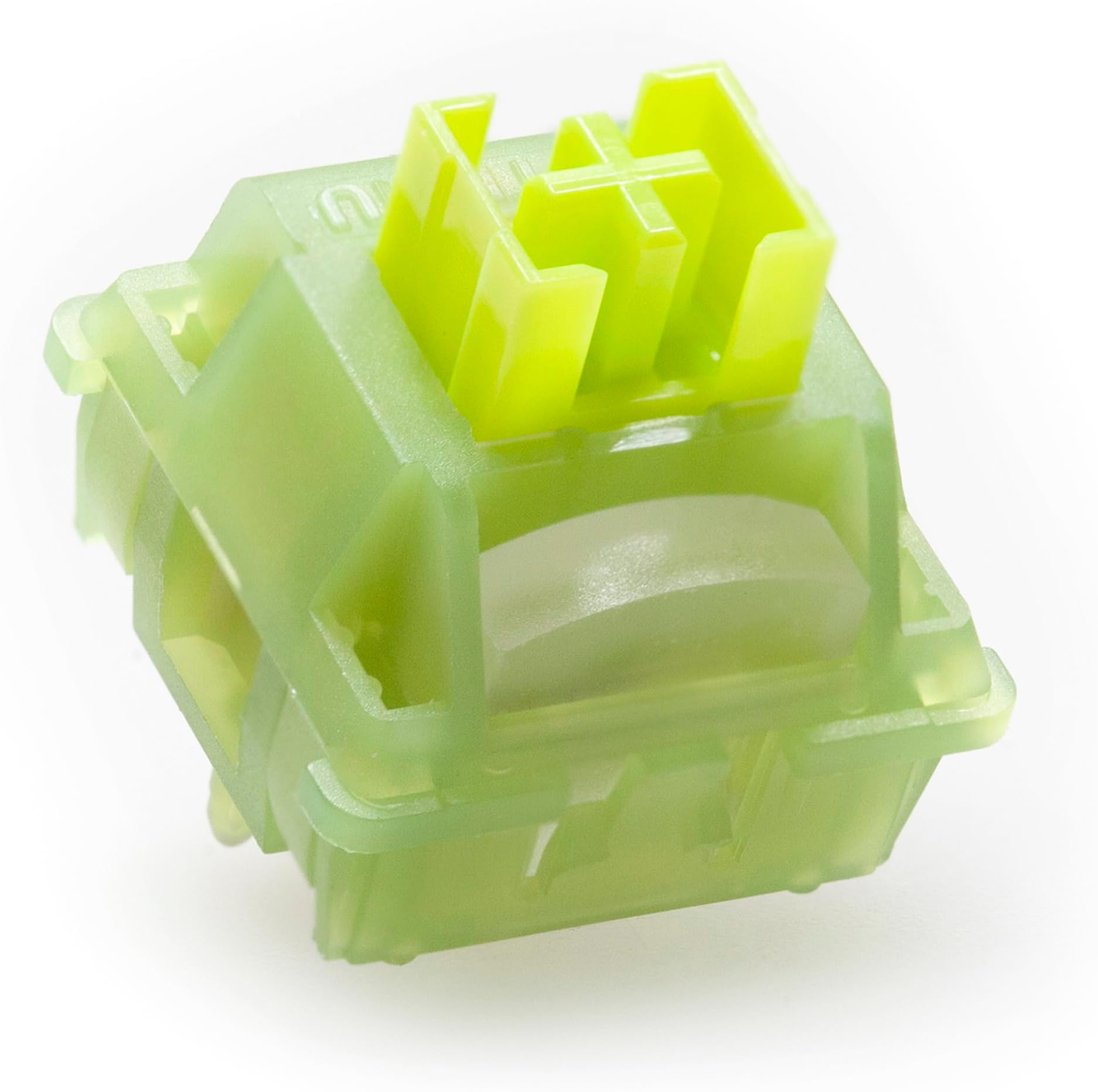 KPREPUBLIC Outemu Silent Peach V3 Switch Linear Tactile Lime for Mechanical Keyboard POM PA66 Factory Lubed (OTM V3 Silent Lemon LightGuide Switch x110)