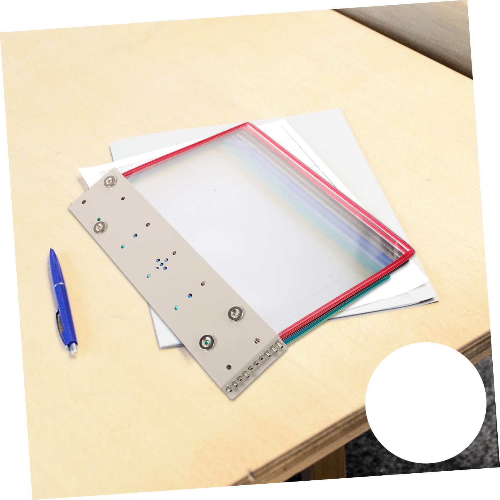 COHEALI Organizzatore Magnetico da Muro per Ufficio 10 Tasche Porta Documenti A4, Design Salvaspazio in Pvc e Ferro per Frigorifero e Riunioni