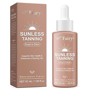 Tanning Drops to Drink - Sunless Tanning Drops To Drink - Bronze Tanning for Face and Body, Promotes Healthy Skin, Suitable for All Skin Types