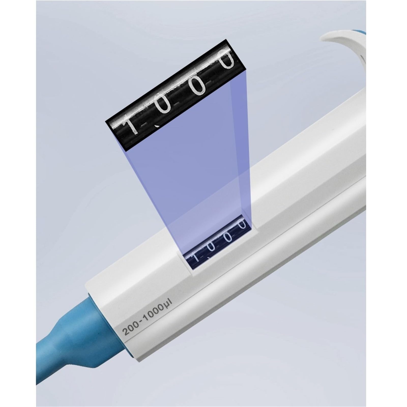 Pipette 5 Stück Laborpipette, Wirtschaftliche Mikropipette, Einstellbares Volumen, Einzelkanal, Manuell, 0,1 Bis 1000 UL für Labor(0.5-10ul)