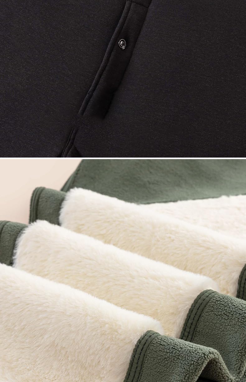 Men's Pants Wool Warm Autumn Winter Thickened Cotton High-Waisted Leggings Pants for Men
