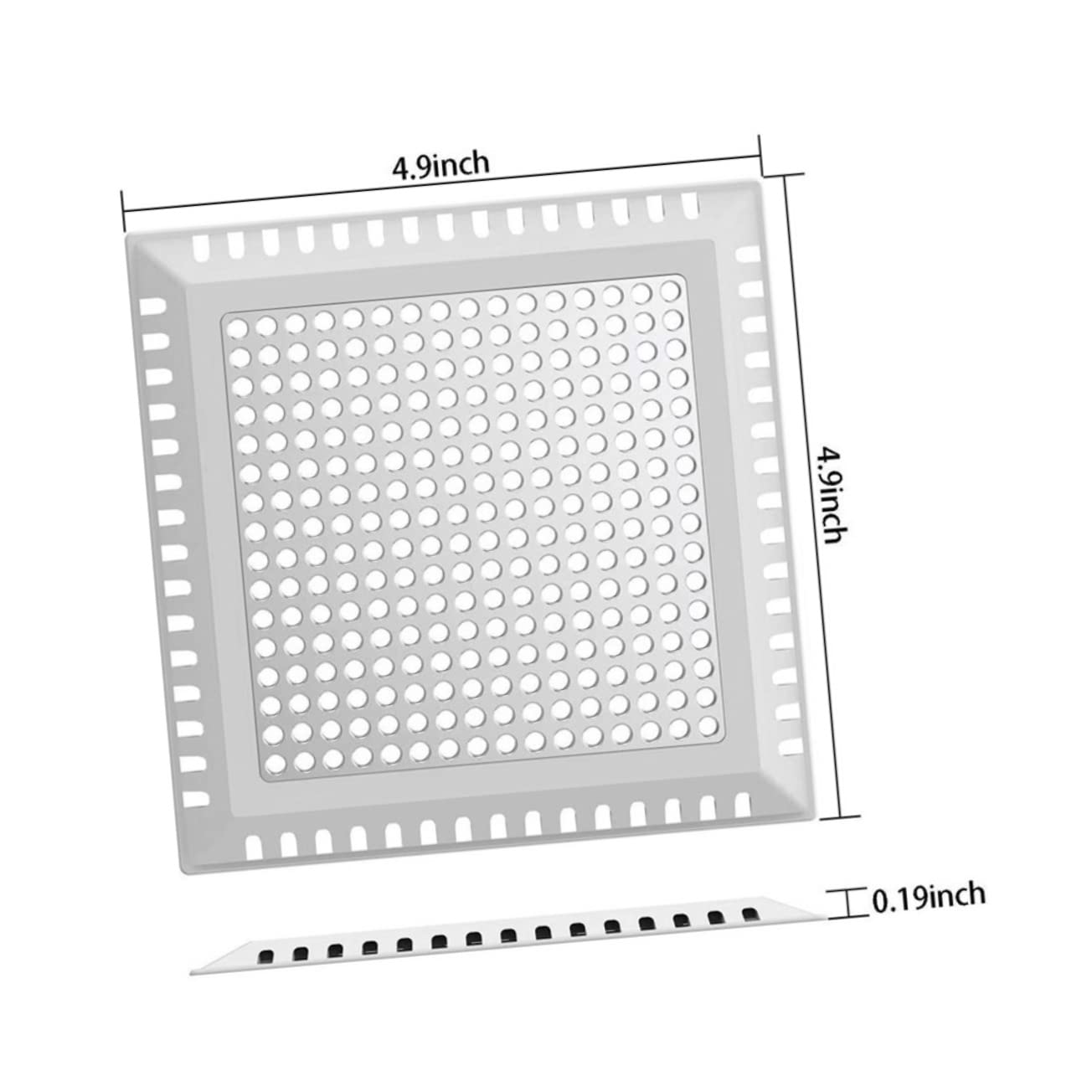 jojofuny 5piezas Desagüe De Inoxidable Filtro De Pelo Rejilla Antidesbordamiento para Baño y Cocina contra Atascos y Olores De Limpiar Instalar