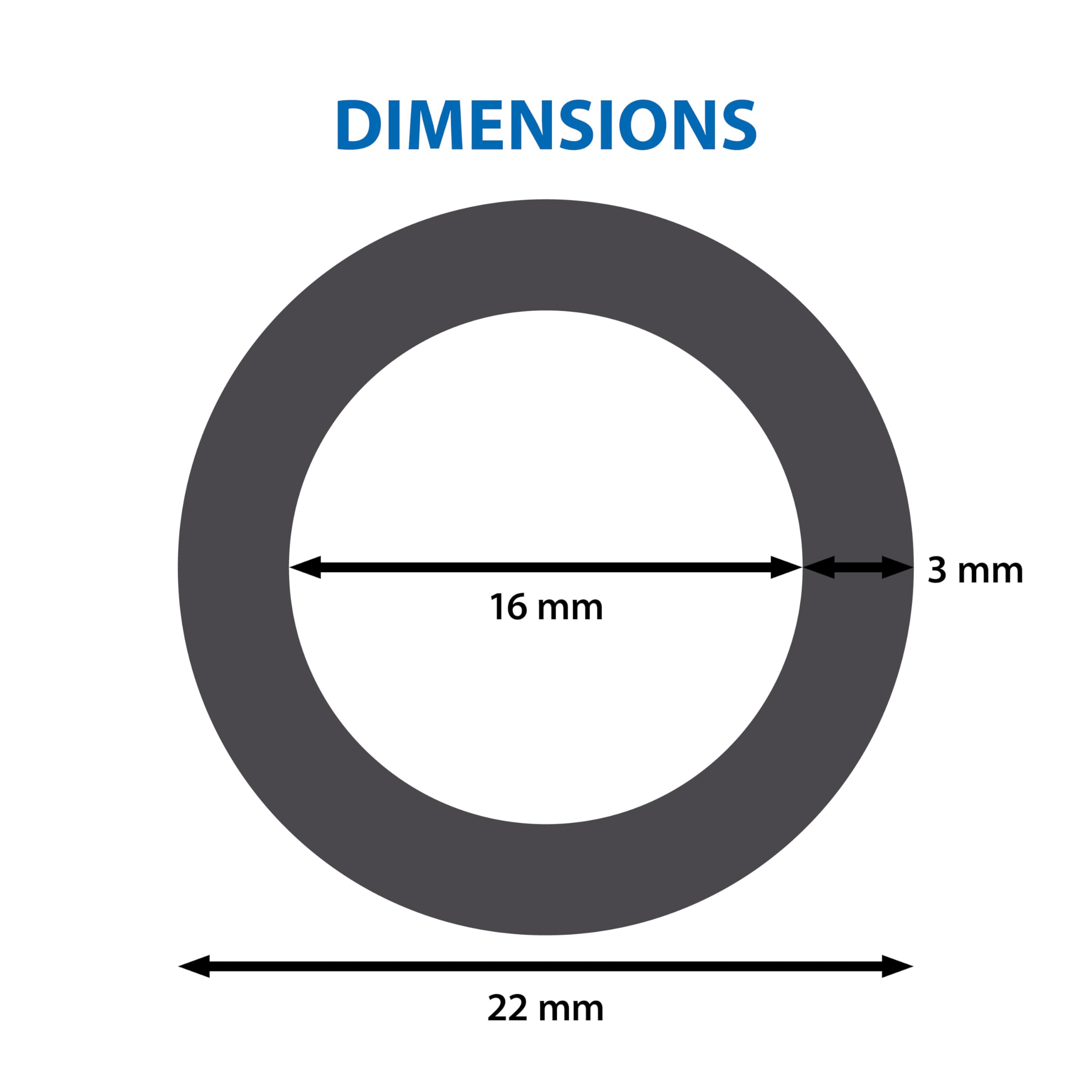 ARKA Tuyau PVC - 16/22mm, Gris - Tuyau Flexible Polyvalent et Robuste pour Les Aquariums, Les bassins et Les ateliers, Durable et Flexible