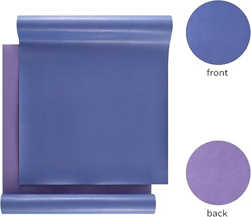 Vista 214 de Wooqu Paño de libro de piel sintética, base recubierta de poliuretano y no tejida, aspecto de cuero, suave, 17 x 29 pulgadas, para encuadernación