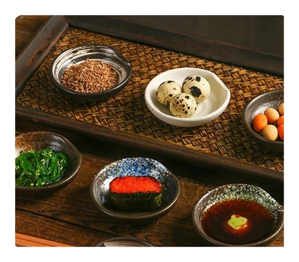 Dessertteller Snackschalen, Keramik-Dip, kleine Gewürzschale, Gerichte mit Soße for Sushi und Soja