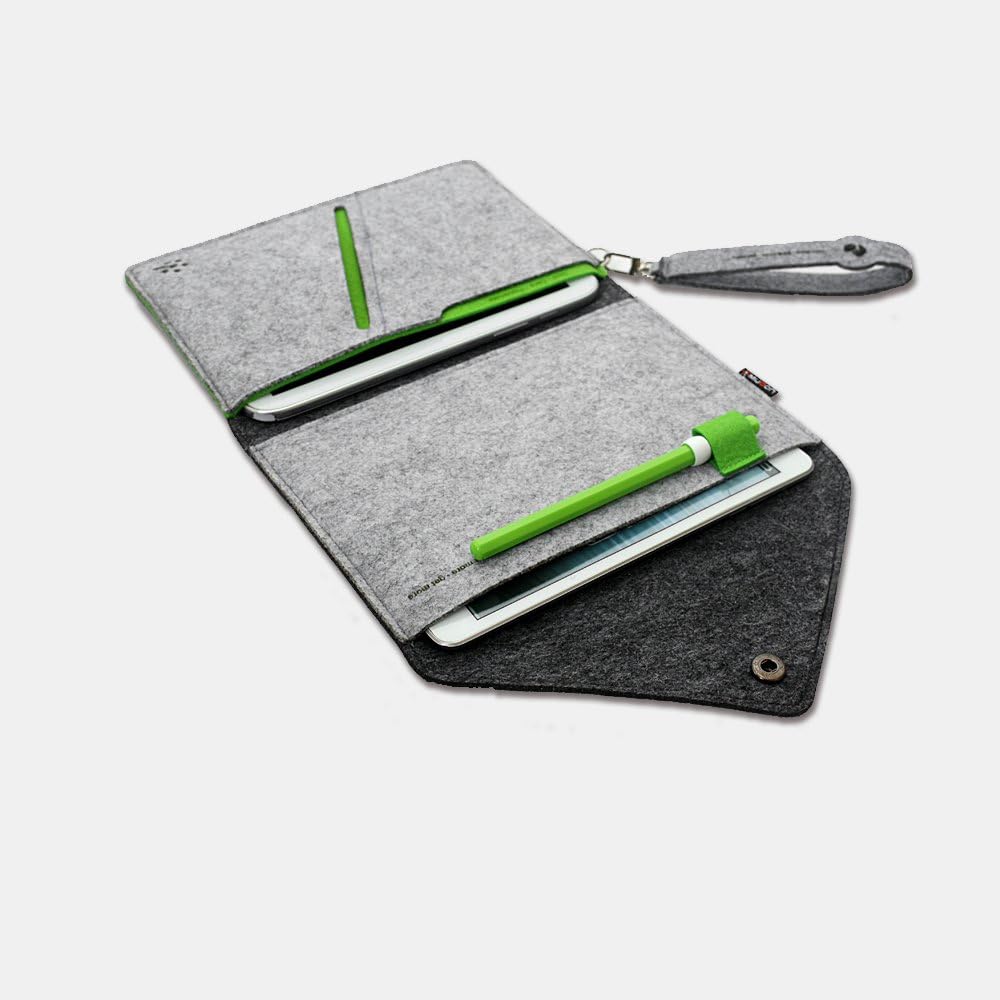 Mudon Partner Series Wool Felt Sleeve Case for iPad Mini - Gray