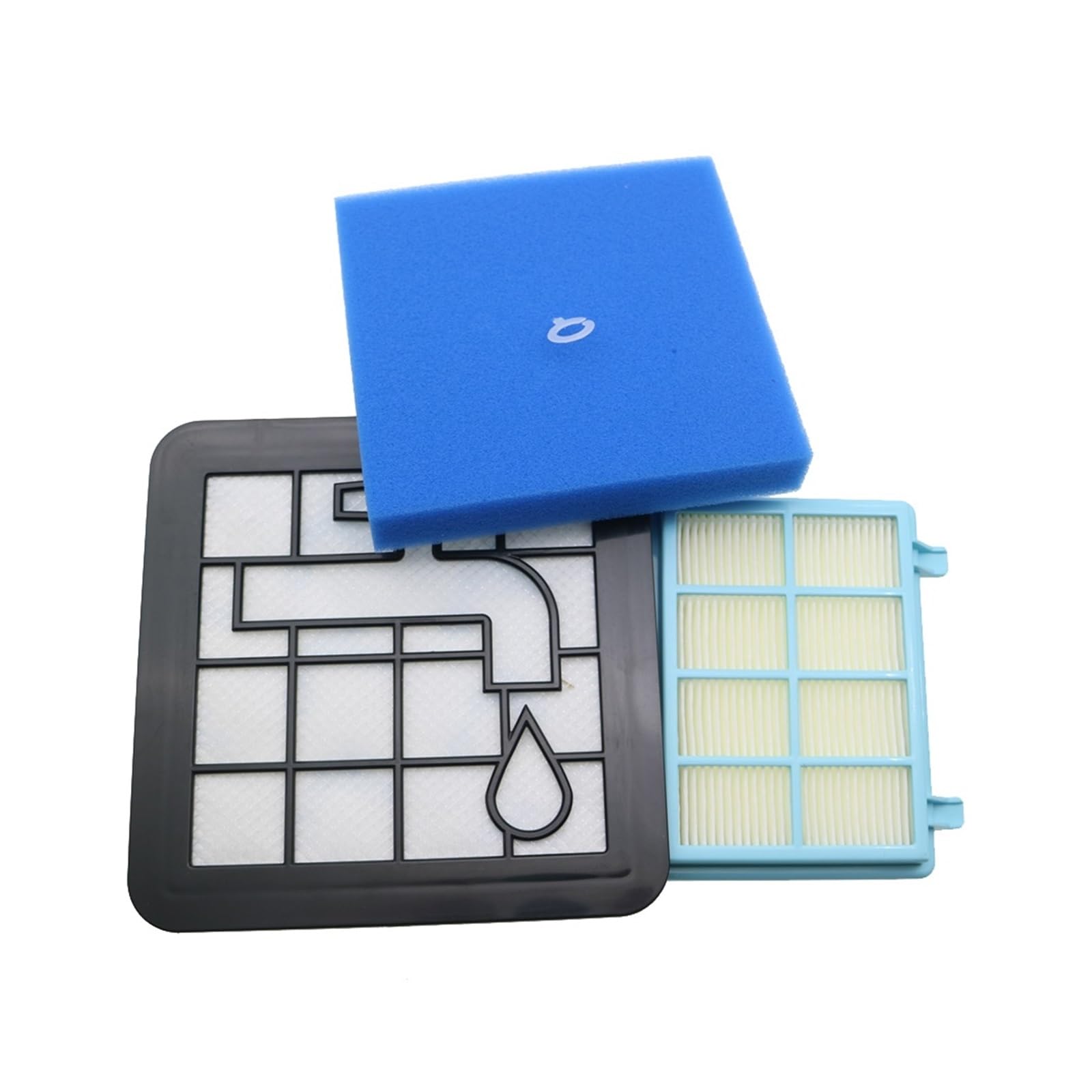 Parti for aspirapolvere, Kit Filtro in Schiuma Motore Lavabile.Compatibile con Philips Compact FC9331/09 FC9332/09 FC8010/01 FC8010 (Color : 1 PCS)