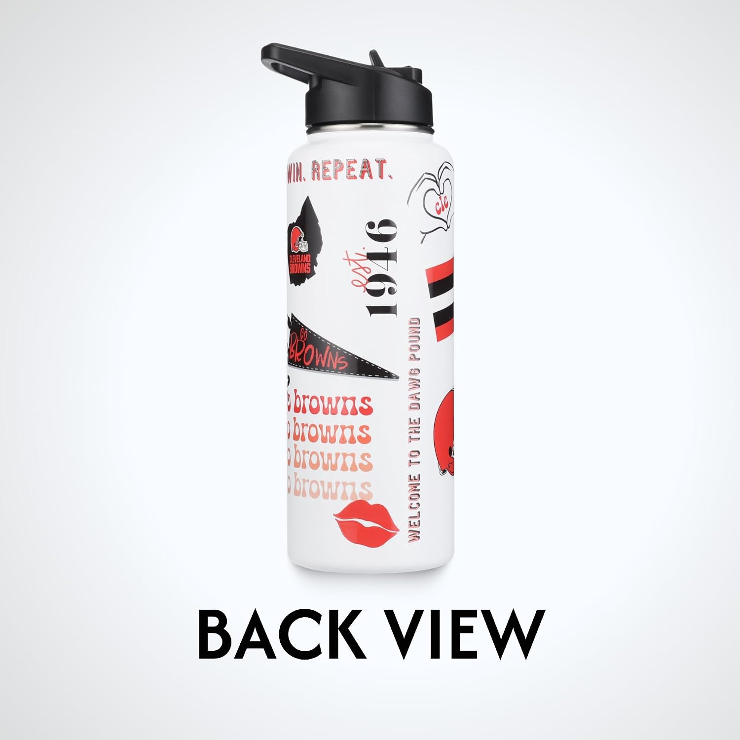 The Memory Company Officially Licensed NFL 34oz Water Bottle - Premium Stainless Steel Double-Wall Insulated, Leakproof Design