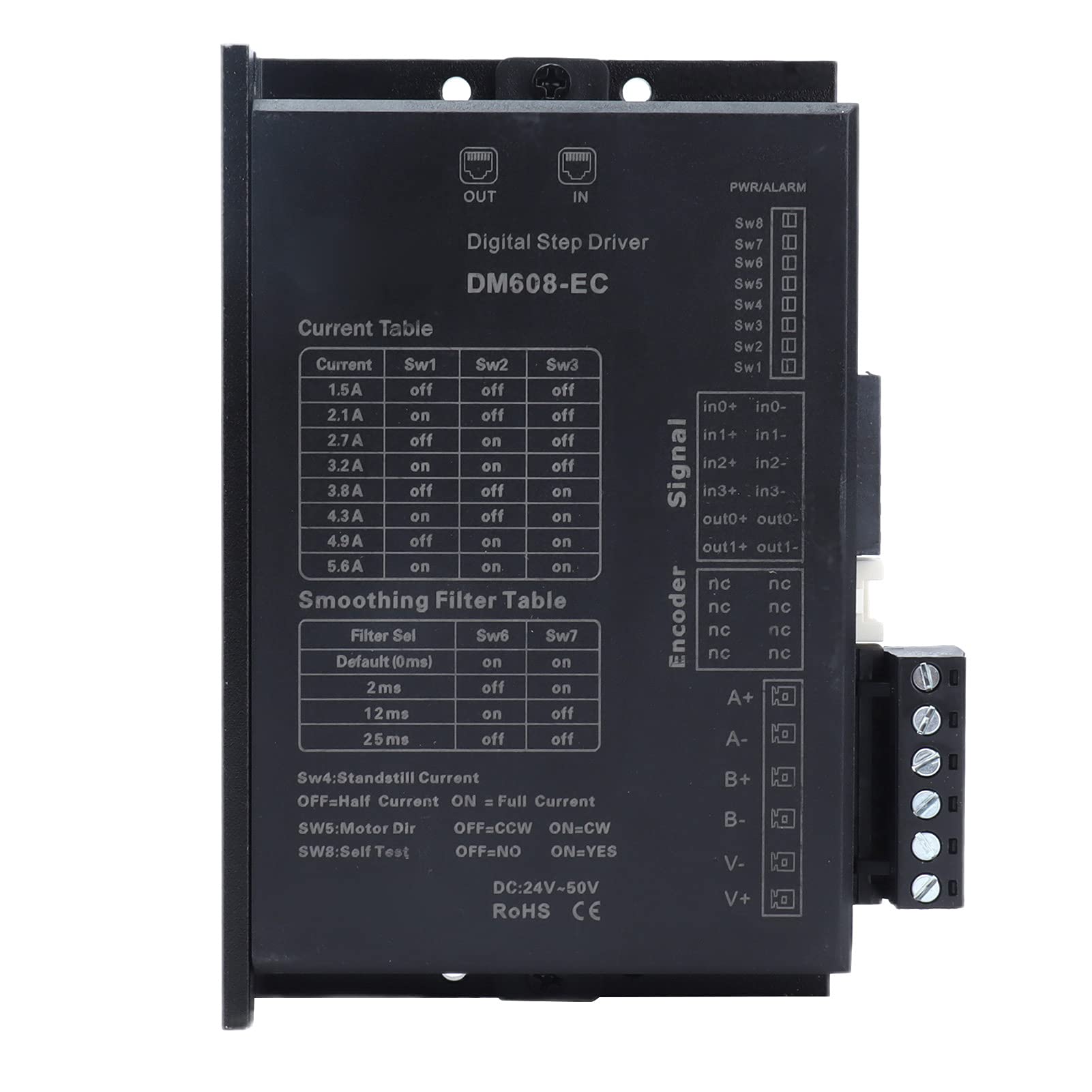 Controlador de motor paso a paso Nema 23 y Nema 34 DC24V-50V para CNC de precisión