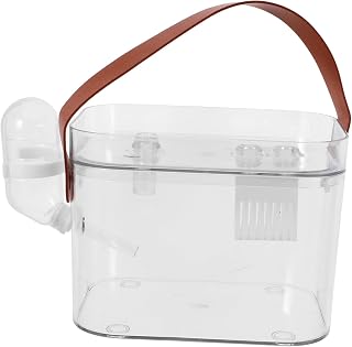 POPETPOP Portable Hamster Travel Carrier Cage with Water Bottle Lightweight Small Animal Carrier for Ferrets Chinchillas and Rabbits for Outdoor Use Takeaway PET Bag