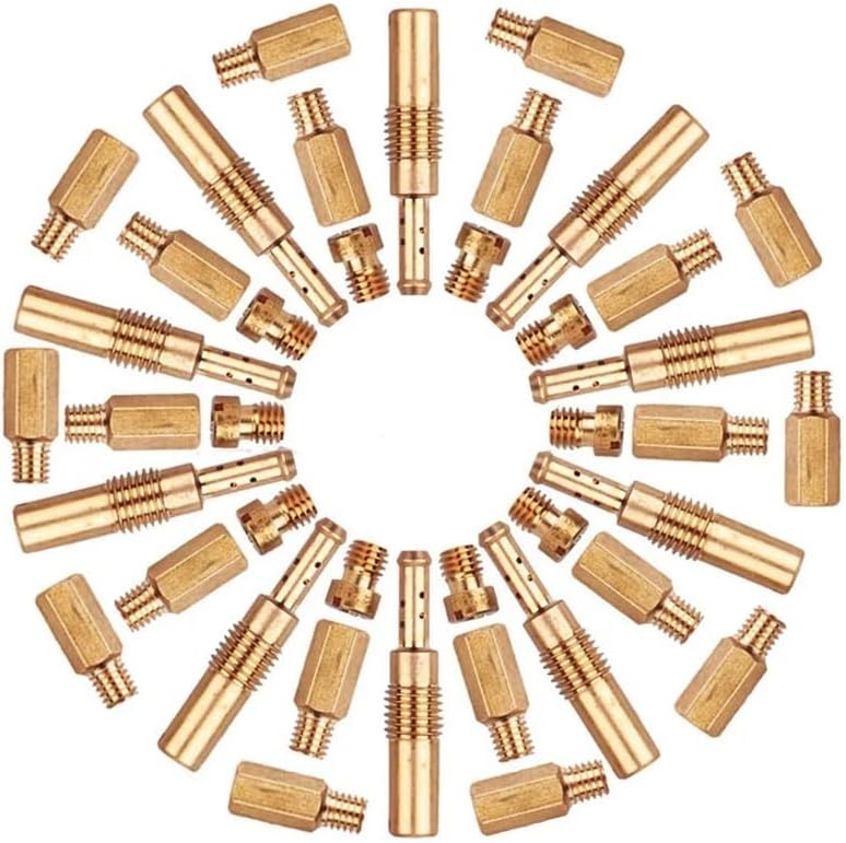 Carburetor Main jets Slow Pilot Jet Set M5 M6 Fit For PWK PWM PE CVK 24 26 28 30 PJ FCR-MX CV Motorcycle Carburetor Jets(40pcs)