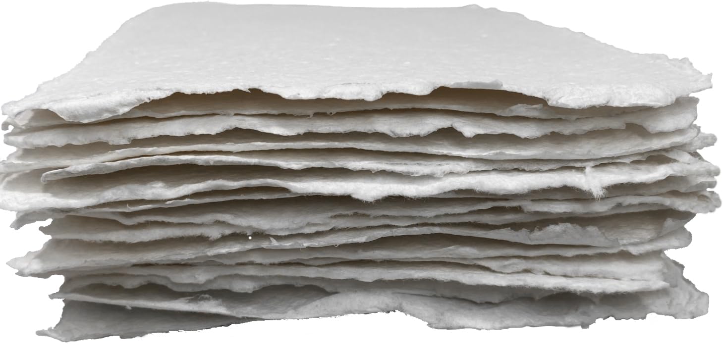 Wanderings Thick Handmade Watercolor Paper with Deckled Edge, 23 x 30.5 cm