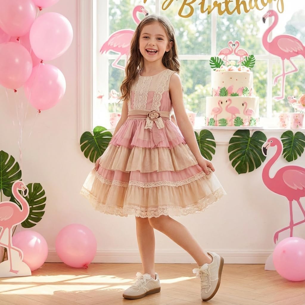 CUSHIONAIRE Belinda Lace Detail Casual Sneakers for Girls – Ribbon Lace-Up Girls Shoes with Soft Cushion Support - Image 6