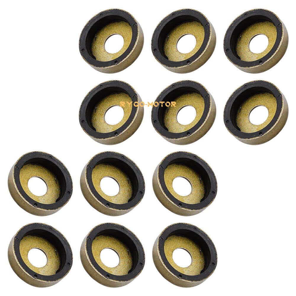 Replace Parts & Accessories ATV&UTV for 12pcs A Arm Dust Cover Seal Caps for Yamaha Raptor 660 YFM660R 2001 2002-2005 Model-7ZX8-3921