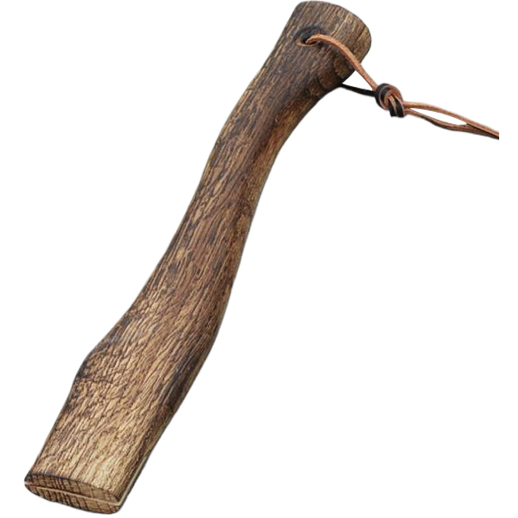 AwnsIMfreien Axe Handle Beech Wood 13 Inch Axe Handle Replacement with Wedge Smooth Textured Hatchet with Loop Short Shock Resistant Handles for Firewood Cutting, Replacement