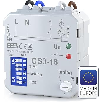 Power Fixed Multi Function Timer Flush-Mounted CS3   16