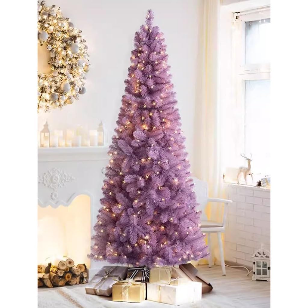 Arbre De Noël De Luxe Violet Arbre De Noël Extérieur De 4/5/6