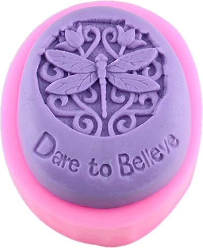 Miniatura 4 de Molde de silicona para jabón de libélula Fondant Molde de caramelo de chocolate para hornear cocinar pasteles Herramientas de decoración de moldes