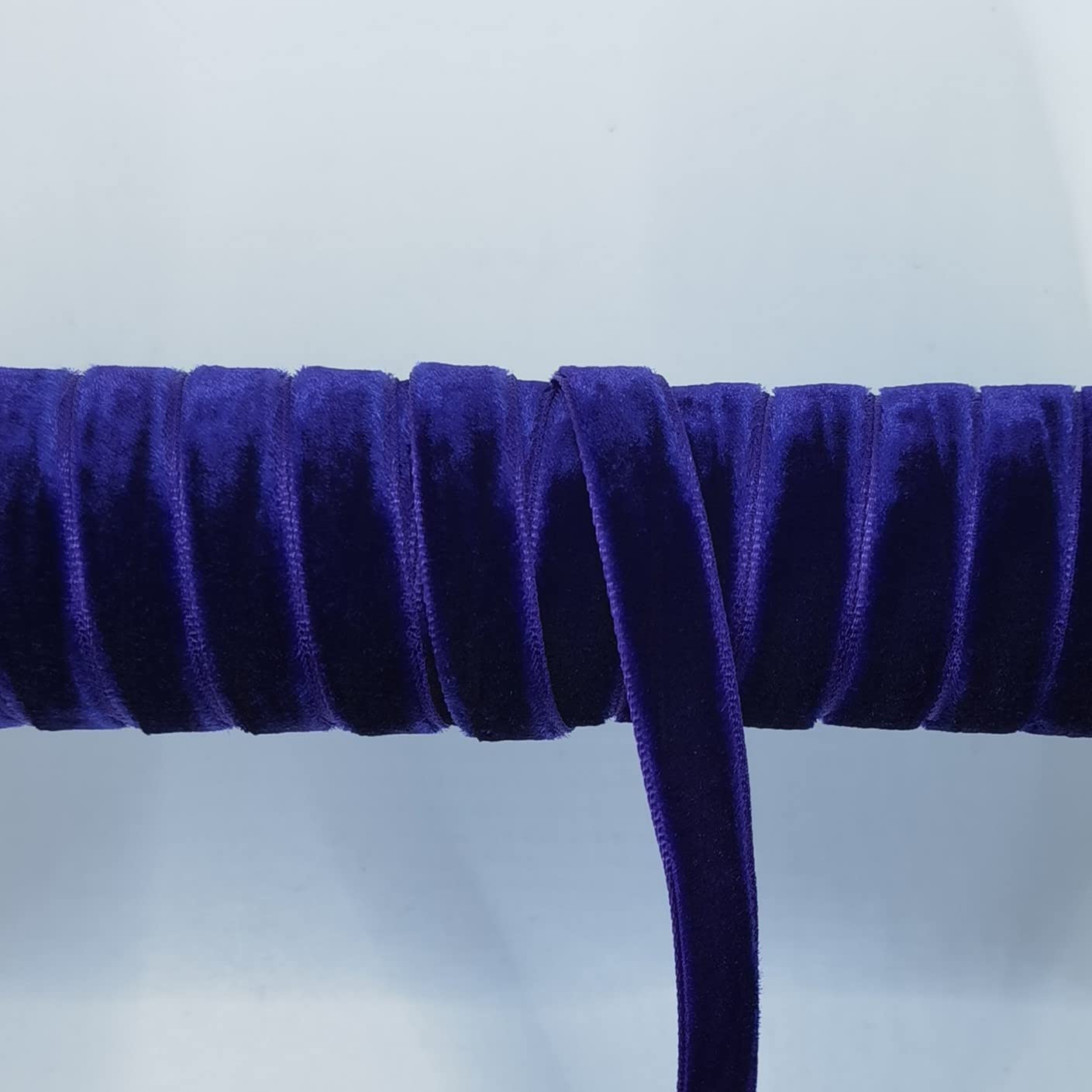 Niangzisewing 10 Yards Velvet Ribbon Wedding Decoration Packaging Gift Box Ribbons Available in Many Colors (3/8", Violet)