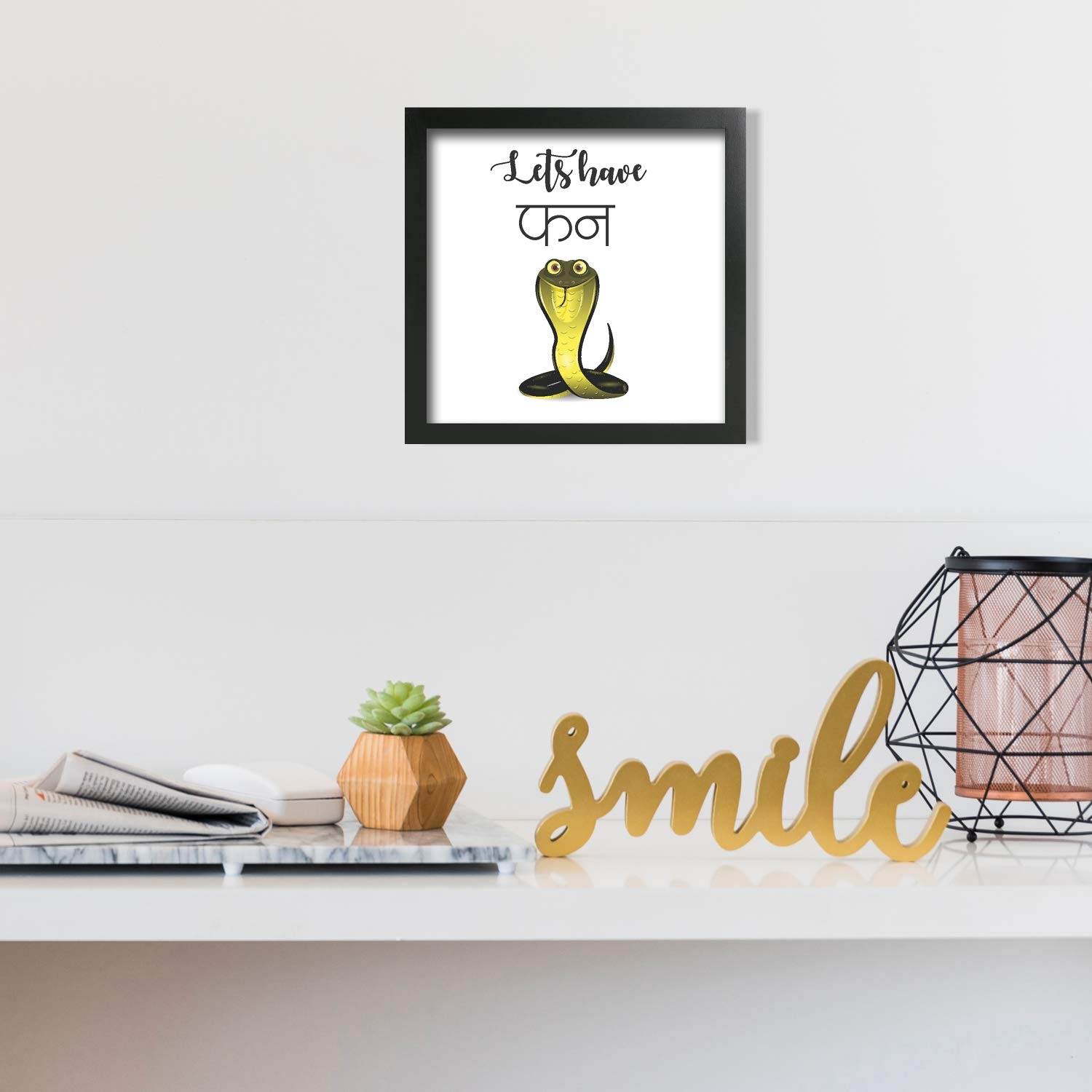 PAPER PLANE DESIGN Motivational Funny Framed Poster for Wall, Office, Study Room (M) 1