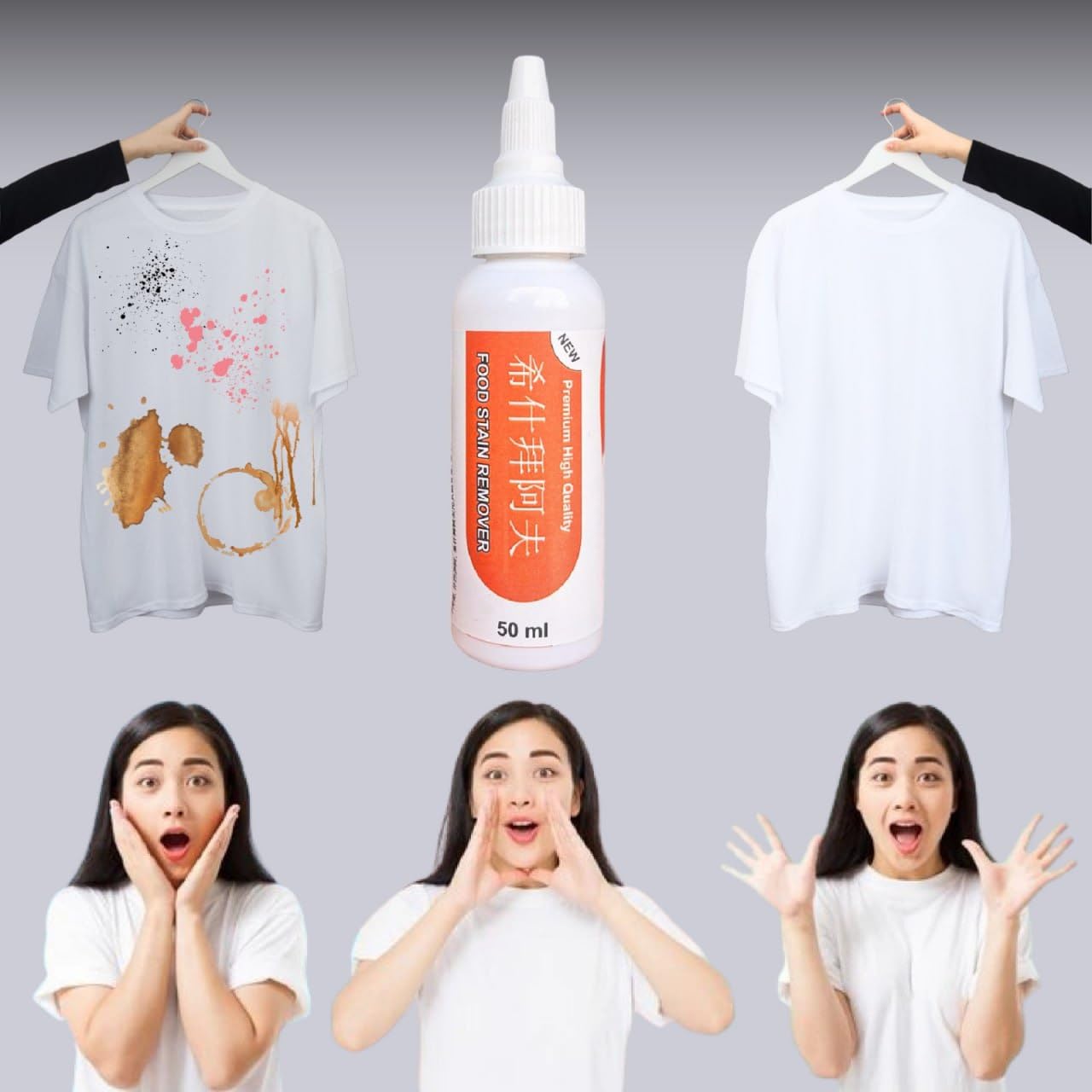 Stain Out For Tea Coffee, Pan Masala, Colour, Black Spot, Food Stain Remover For Cloth - 50ml-image-31
