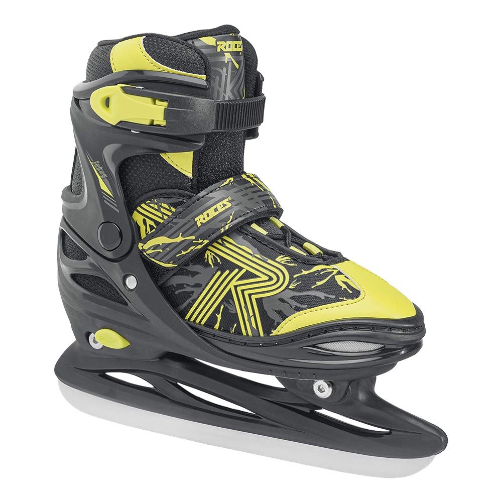 Roces Boys' Jokey Ice 3.0 Skates, Black-Lime, 30-33 EU, 450707-002