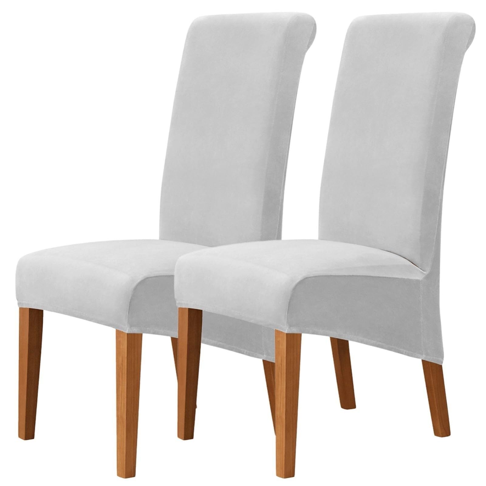 NMVAWIPT Stretch High-Back Dining Room Chair Covers, Removable Washable Furniture Protector For Restaurant Banquet(34#,2Pcs)