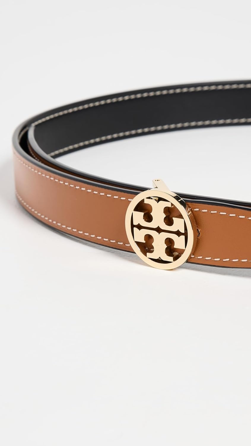 Tory Burch Women's Miller Smooth Reversible Belt 1"