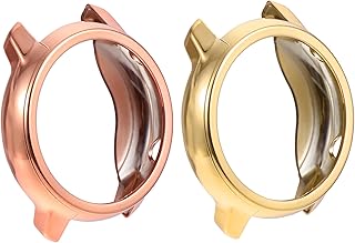 Uonlytech 4 Pcs Caso Se Protetor De Tela Protetor De Relógio Protetor De Tela De Relógio Protetor De Tela Relógio Smartwatches Inteligentes Reloj Inteligente Relógios Inteligentes Tpu