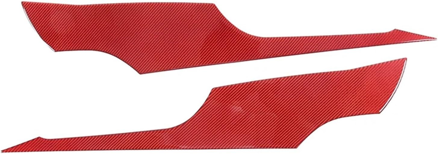 Compatible With 2006-2011 Mitsubishi Eclipse Soft Carbon Fibre Car Car Door Kick Panel Sticker Trim Car Interior Protection Accessories(Style 3)