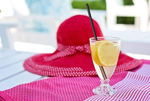 Miniatura 7 de Paquete de 150 pajitas de papel negro biodegradables  Pajitas negras desechables  Palitos negros para pasteles en cumpleaños, aniversario, boda,