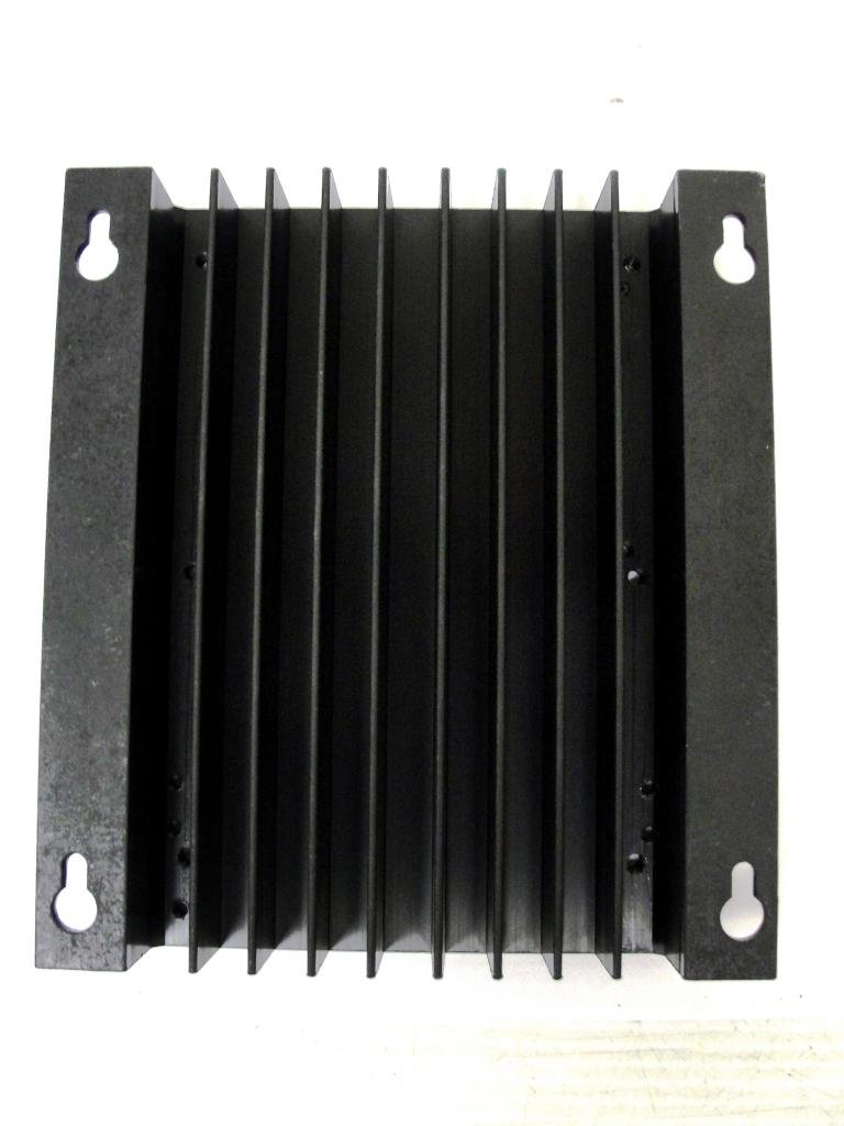 KB ELECTRONICS 9861 7 INCH Auxiliary HEATSINK, Black Anodized Aluminum, for "L" Bracket and KBMD Controls, HEATSINK, Keyhole MOUTING Slots