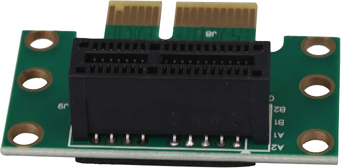 Tarjeta adaptadora RDEXP PCI-Express 1X riser de ángulo recto de 90 grados miniatura 3