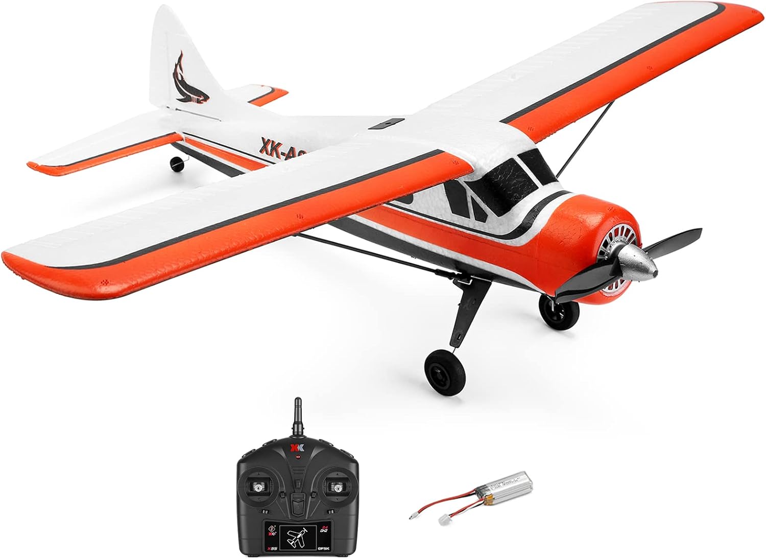 UKETO Avión teledirigido Wltoys A900 RC Avión teledirigido Motor sin escobillas EPP Avión teledirigido con varios modos de vuelo para principiantes expertos