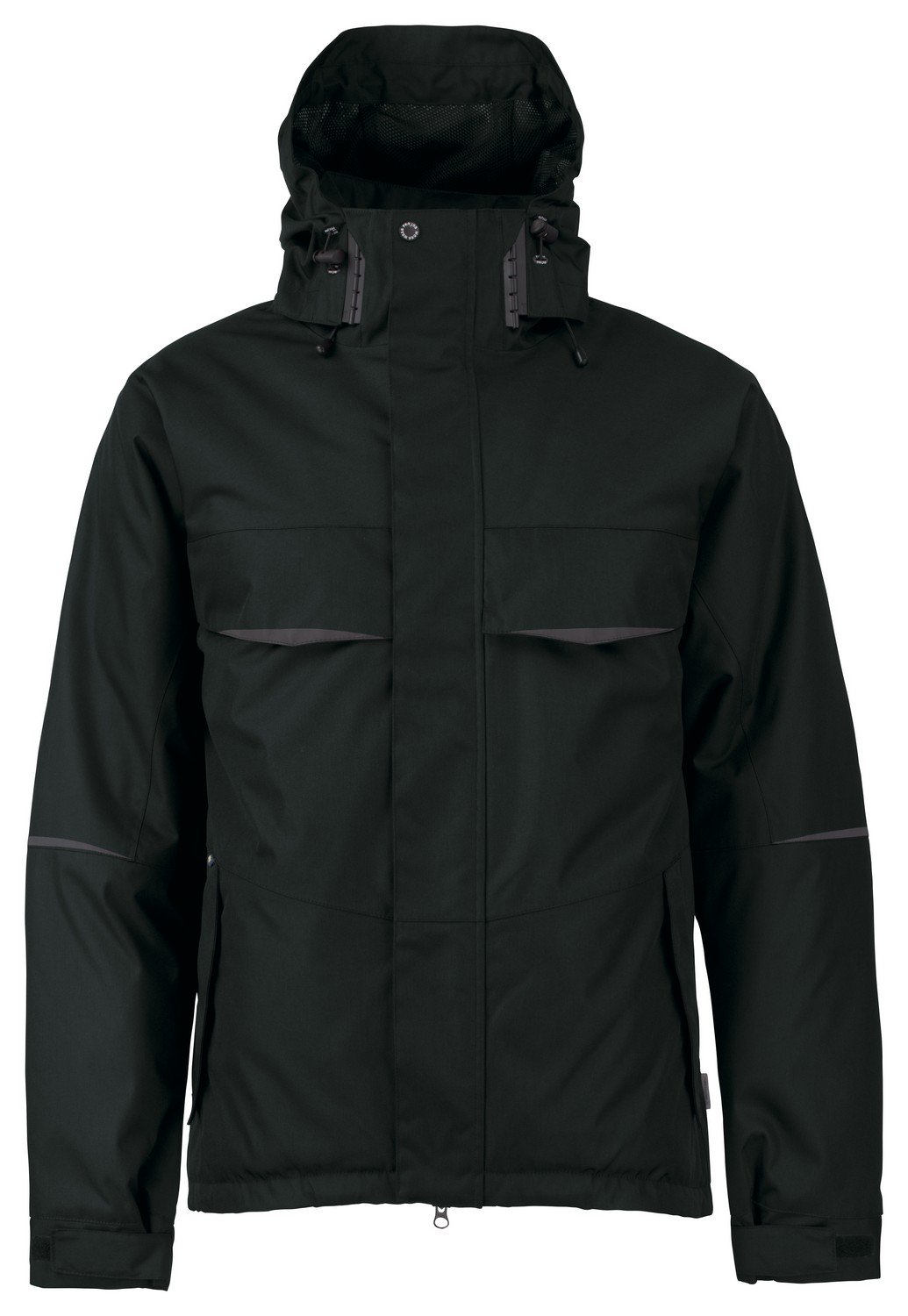 Veste imperméable et coupe-vent noir grande taille 4XL pour homme