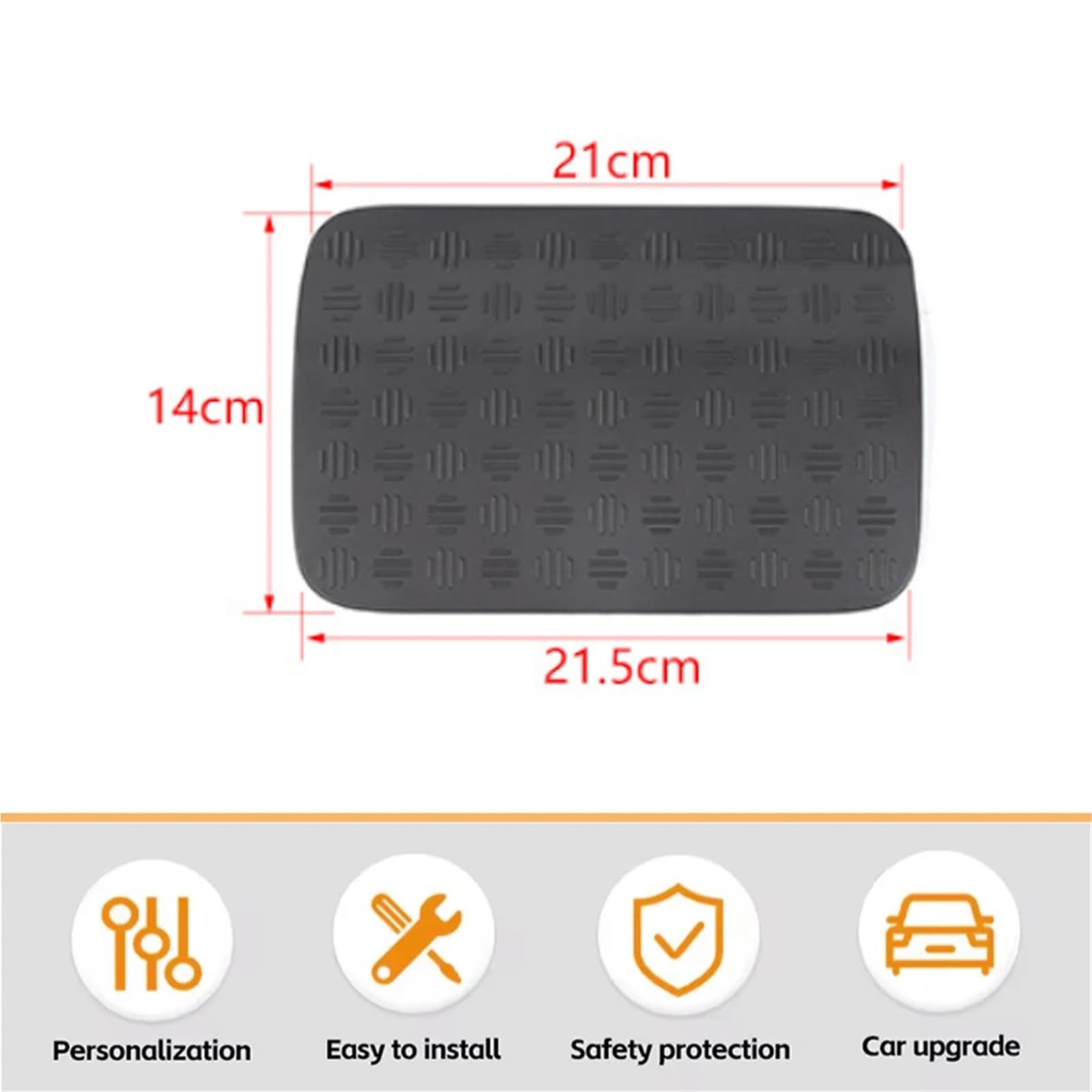 serbatoio carburante con chiavi antifurto Per Suzuki Per Jimny 2023-2024 4-Door Up Auto Carburante Tappo Serbatoio Gas di Riempimento Olio Trim Adesivo Sfiato Tappo Serbatoio(Black-B)