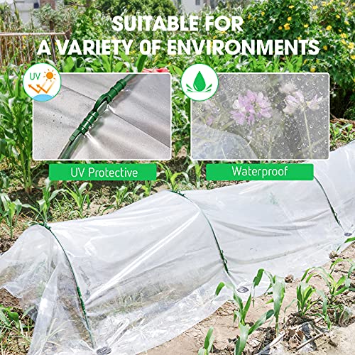 Vivosun Portable Mini Green House 94.5X36X36-Inch Tunnels And 4Pcs 5Ft Greenhouse Hoops With Pe Cover Kit, With Roll-Up Zipper Door, For Indoor Outdoor Or Garden Plant Growing #TOP6