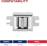 Vista 2 de Interruptor de ventana eléctrica C3, 1 par, compatible con Corvette C3 1968-1982
