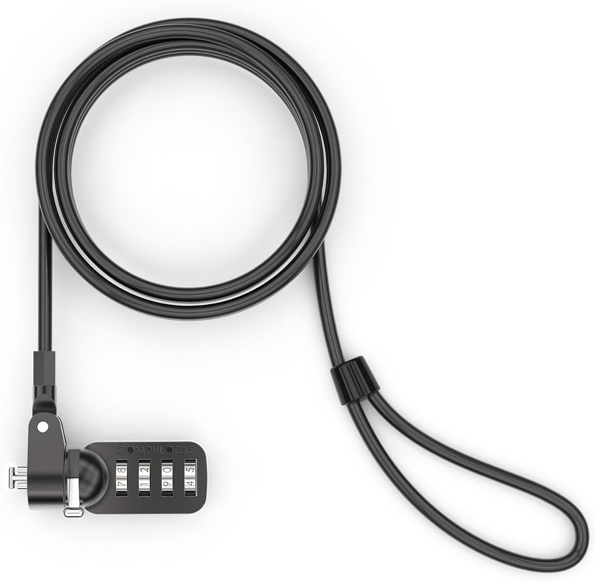 Compulocks T-bar Security Combination Cable Lock Black | Secure aluminum tablet security lock by Compulocks