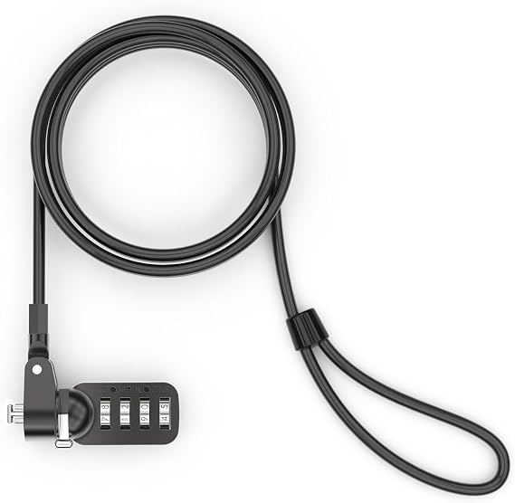 Compulocks Universal Tablet Lock with Combination Cable Lock Black