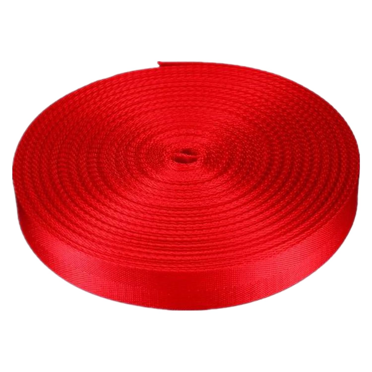 FGJsfhrDTU Webbing, Nylon Tape Multicolor 25mm-38mm Width 5-20 Yards Length(Red,25mm/20 yards)
