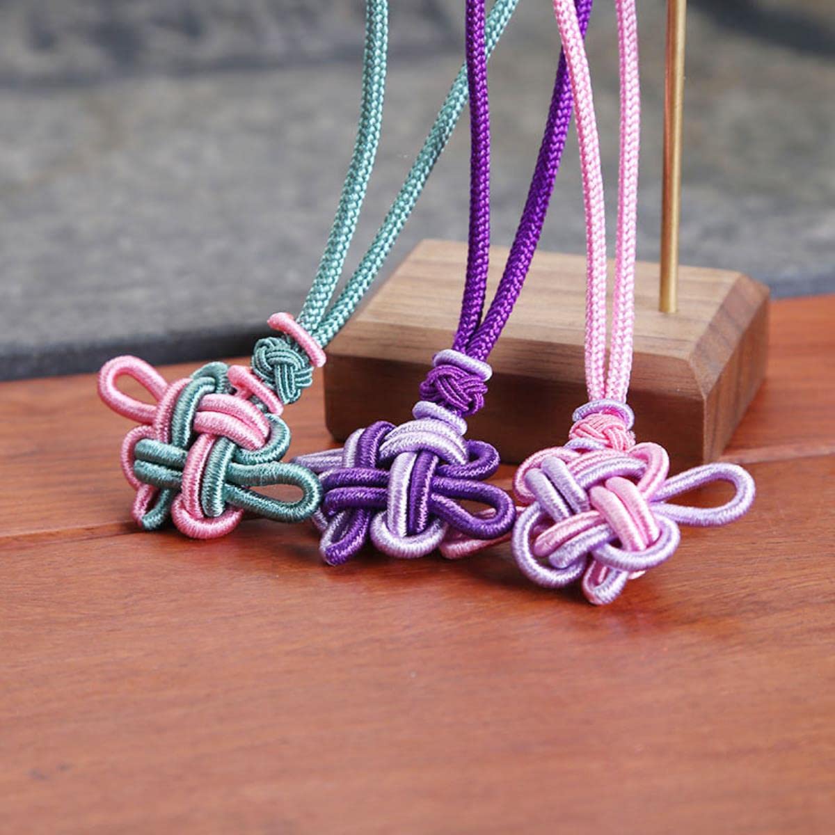 KLTRIBBON Filo di seta macramè intrecciato, color champagne, 2 mm, per braccialetti fai da te con nodo cinese in raso, 50 m