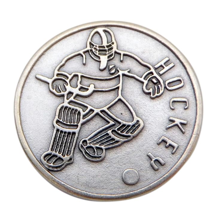 Westmon Works Hockey Pocket Token Set with Wallet Sized Prayer Card and Metal Saint Sebastian Trinket Made in Italy3