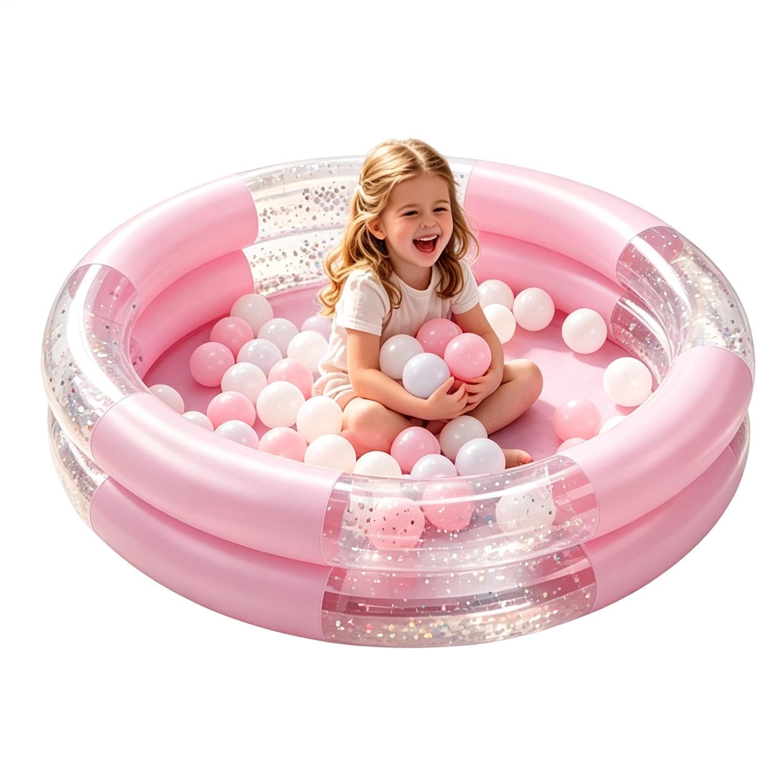 Kinderplanschbecken Aufblasbares Sommer-Wasserspielzeug Klein Für Den | Kinder-Mini-Pool Garten, Indoor, Outdoor, als Badespaß für Mädchen und am