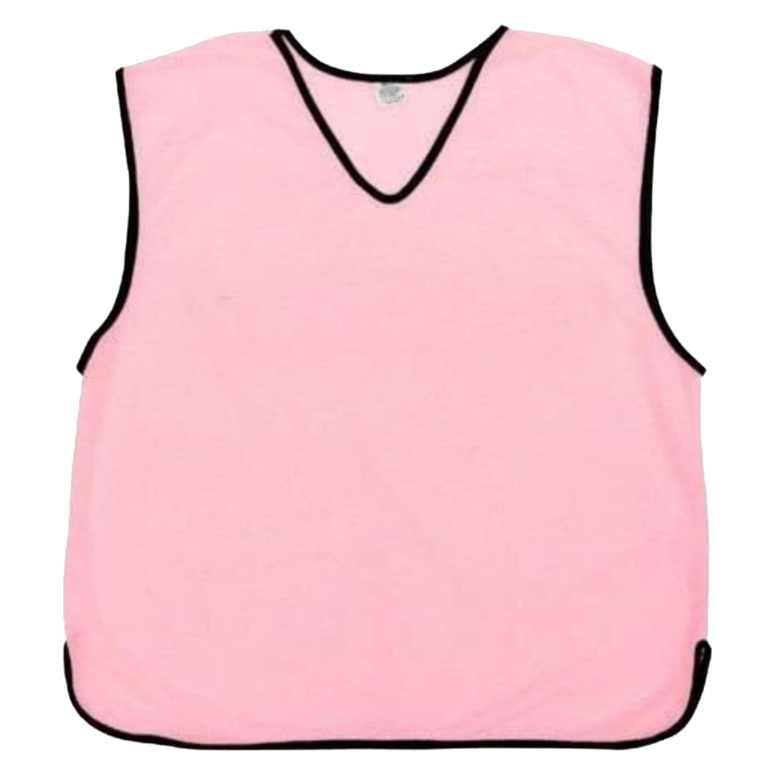 10 X Training Bibs Mesh Football Training Equipment Sports Vest - Quick Dry Football Bibs Adult For Rugby, Cricket, Netball or Basketball Pack of 10 - Ideal Team Practice Vest (Adult Sizes, Pink) — image 1
